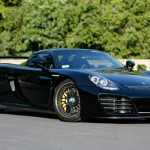 photo of the porsche carrera gt tuning on the street