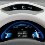 nissan's leaf electronic control panel